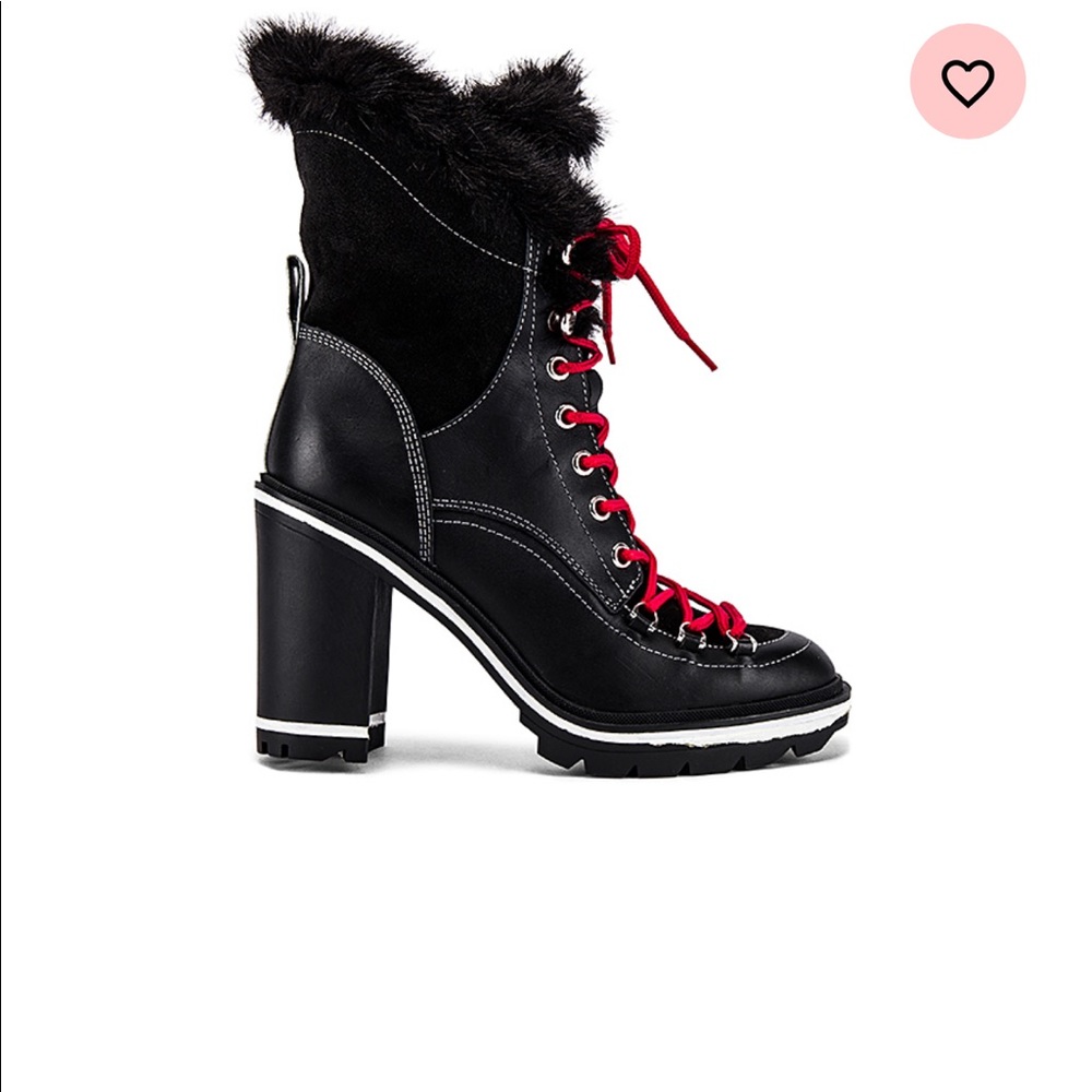 Signerson Morrison Odelia Fur Combat Boots